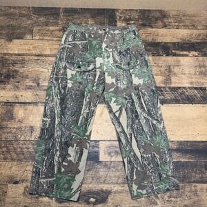 Ocoee‎ Camo Hunting Pants Relaxed Fit Outdoor Utility Mens Size 33 FLAWS